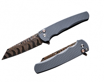 Нож Pro-Tech 2026 Malibu Custom 004 Damascus